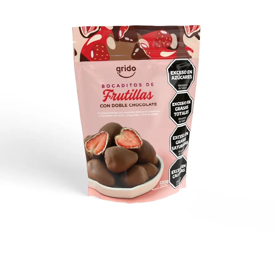 Frutillas Doble Chocolate 120 g