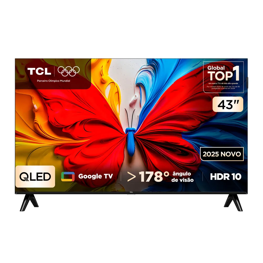 Smart TV TCL QLED 43" 43S5K Google TV