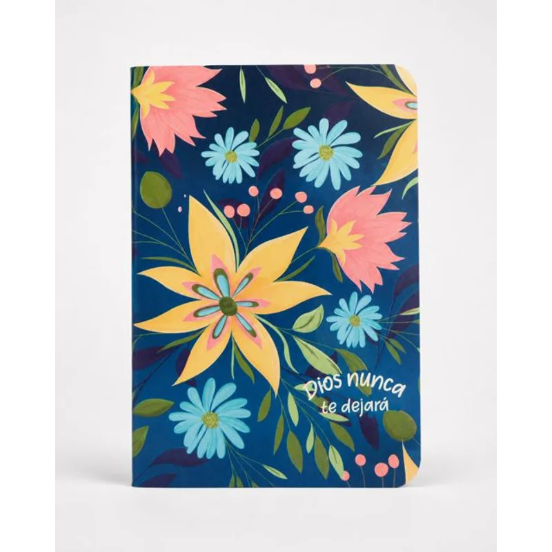 Cuaderno 'Dios Nunca te Dejará' · Floral