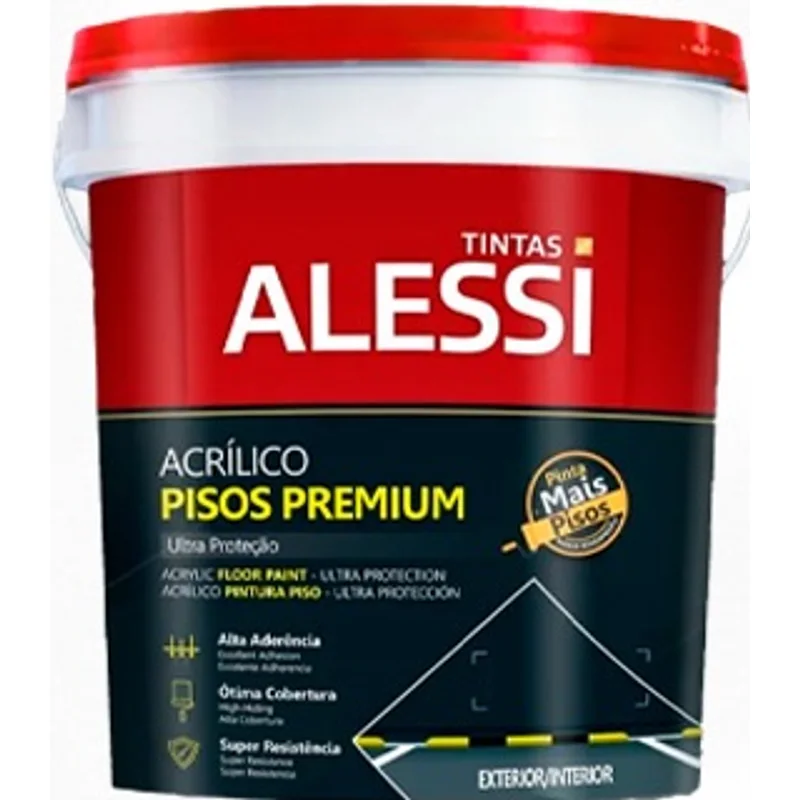 Tinta Alessi Acrílico Pisos Premium 18 L