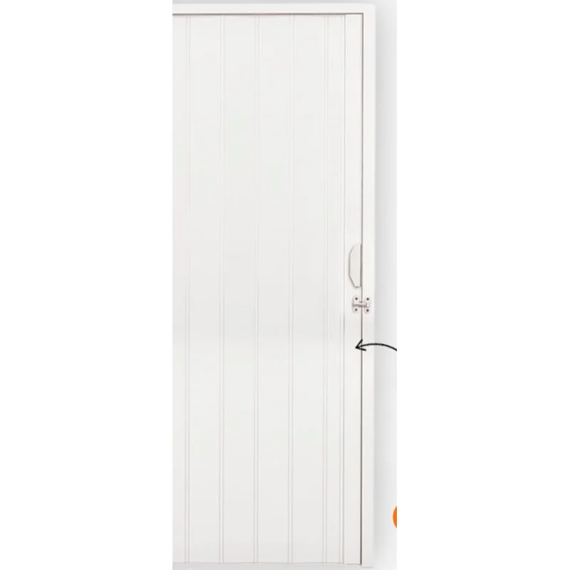 Porta Sanfonada PVC Neve 60 × 210 cm