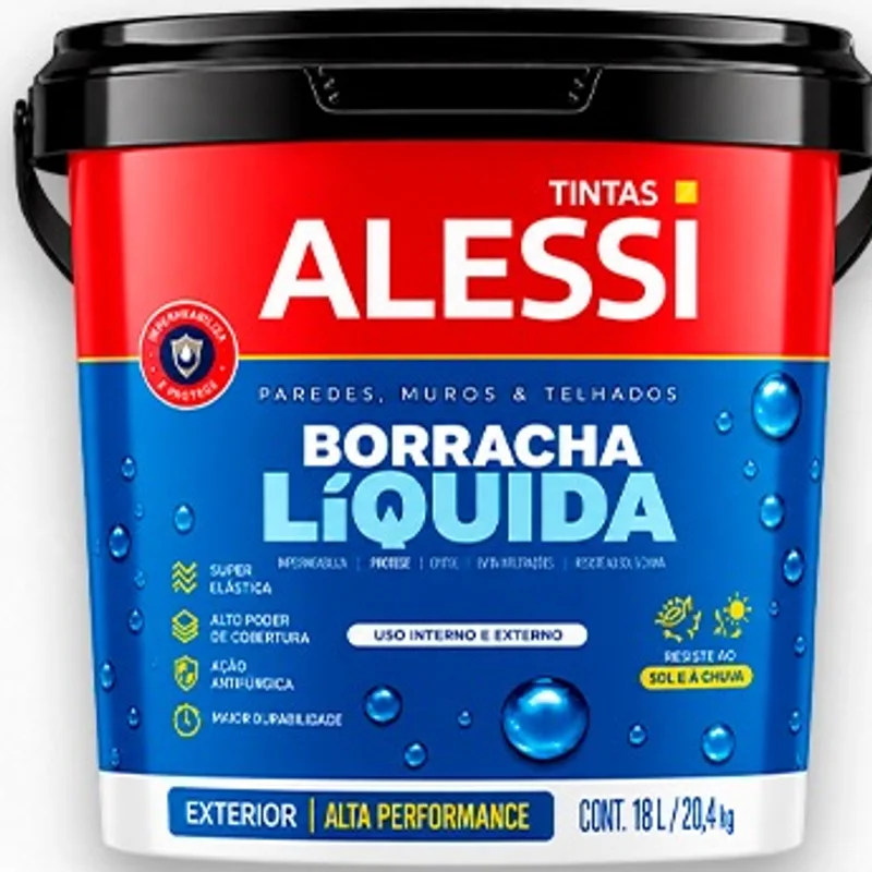 Alessi Borracha Líquida Fosco 16 L