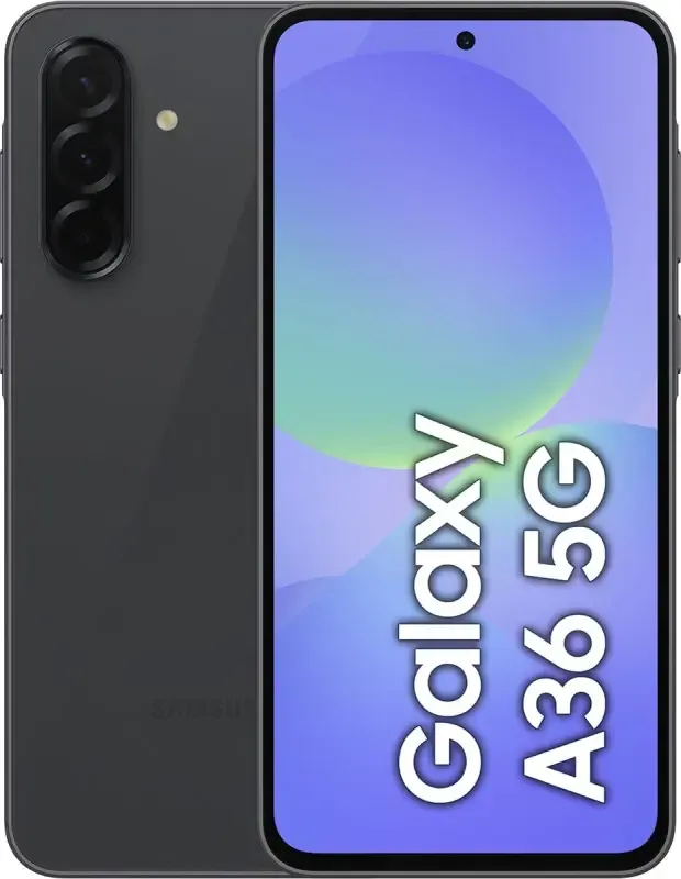 Celular A36 SM-A366E - 6.7" Super AMOLED 120Hz, 8/256GB, 5G, Negro