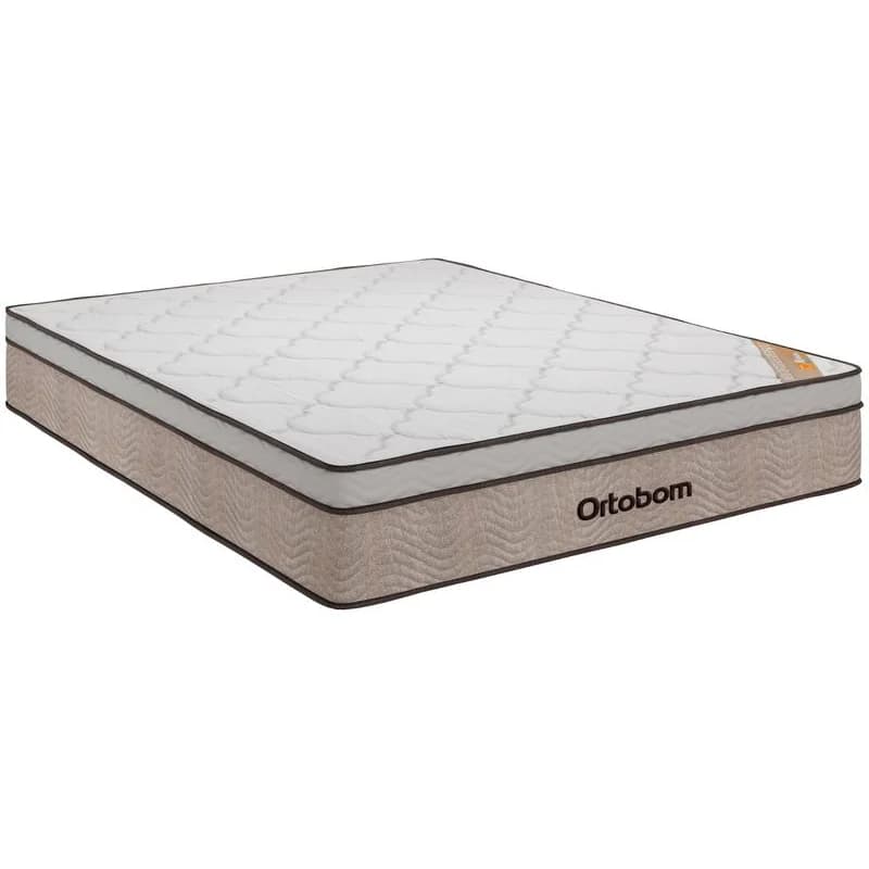 Colchão Queen Ortobom de Molas Ensacadas 30x158x198cm New Ortotech